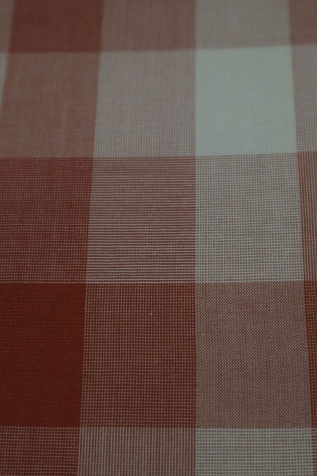 カラフルな綿さつま網代柄　(茶、空色)