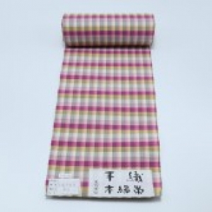手織り木綿半幅帯